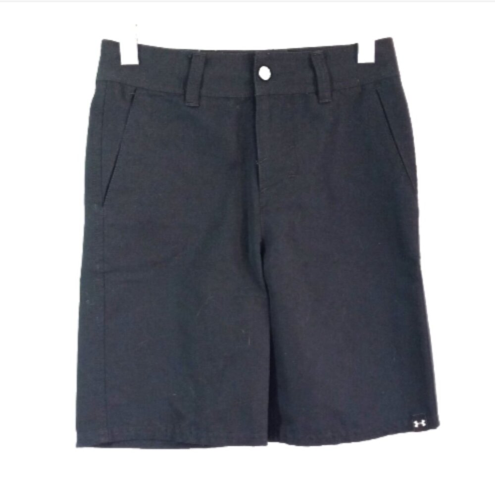 Under Armour Girls Bermuda Shorts Size 24 Navy Athletic NWOT